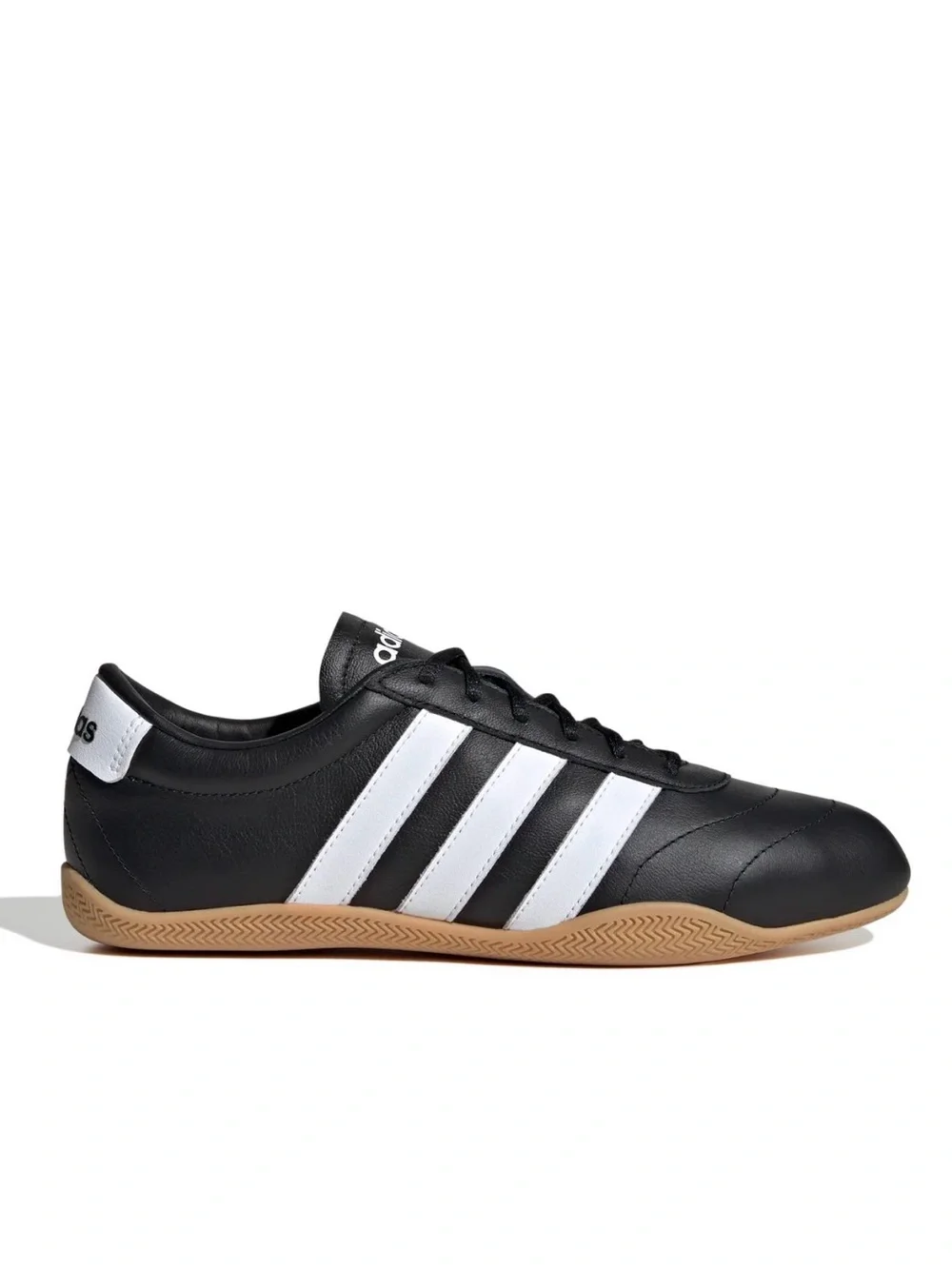 NIB | adidas Women's Grand Court Low Sneakers | Black/White/Gum - Picture 2 of 16